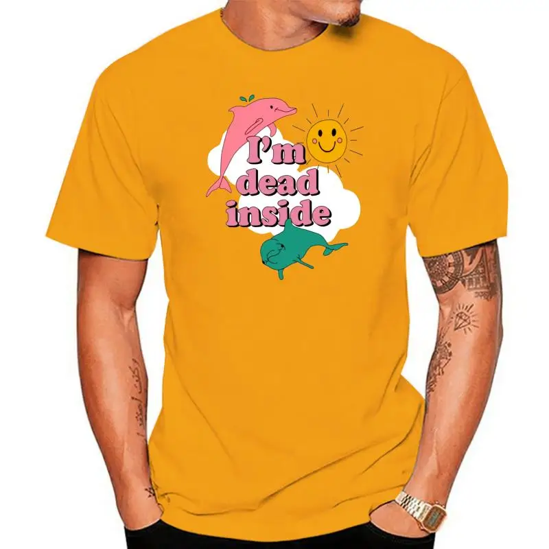

Dolphins I’M Dead Inside Men T-Shirt S-3Xl Printing Tee Shirt