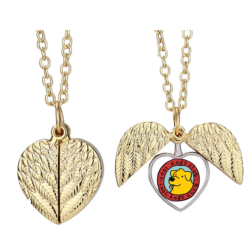 

Cool Dogs Club Ysv Heart Active Angel Wing Necklace Beautiful Pendant Fashion Jewelry