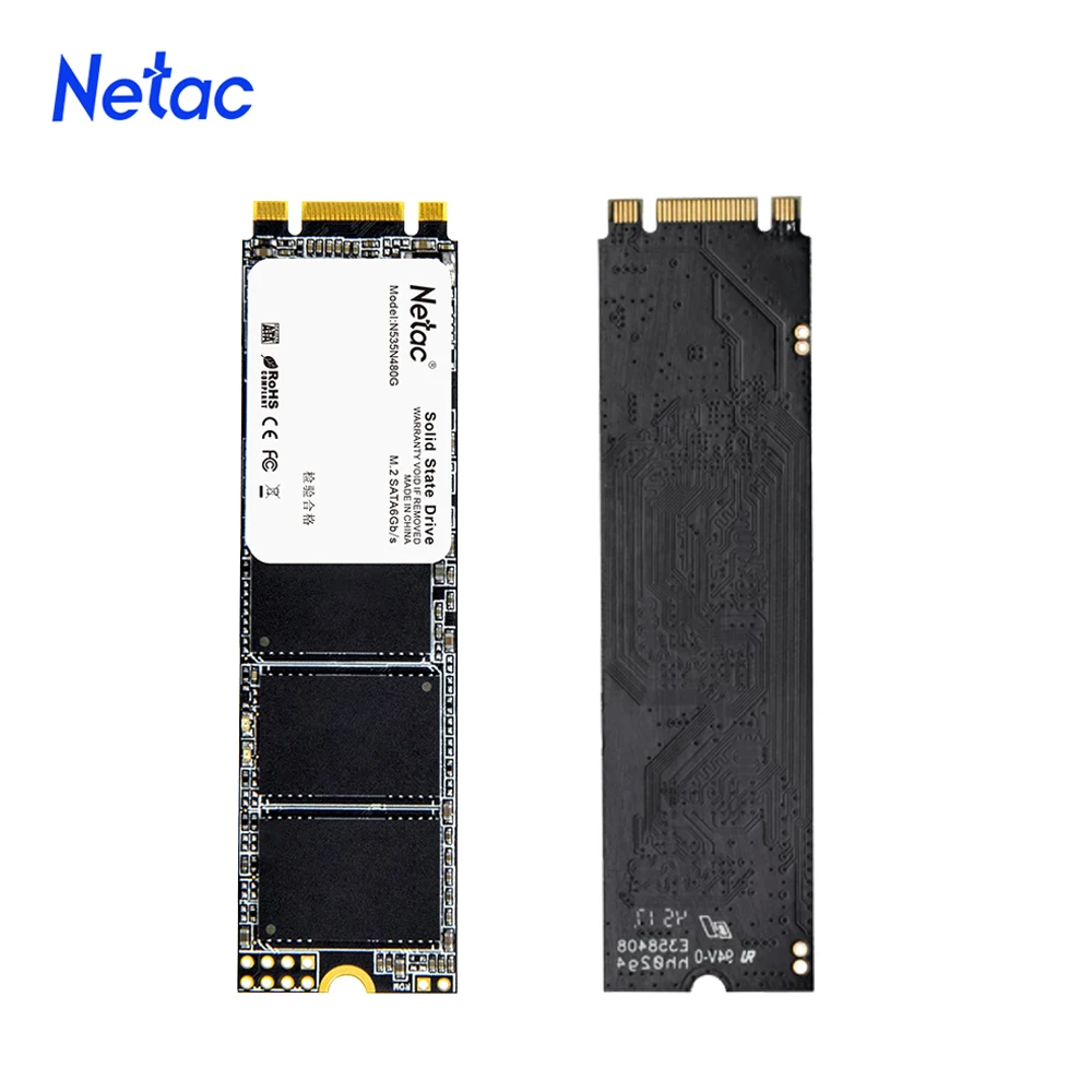 Жесткий диск Netac SSD M2 SATA 120 ГБ 240 M.2 480 NGFF внутренний жесткий твердотельный для