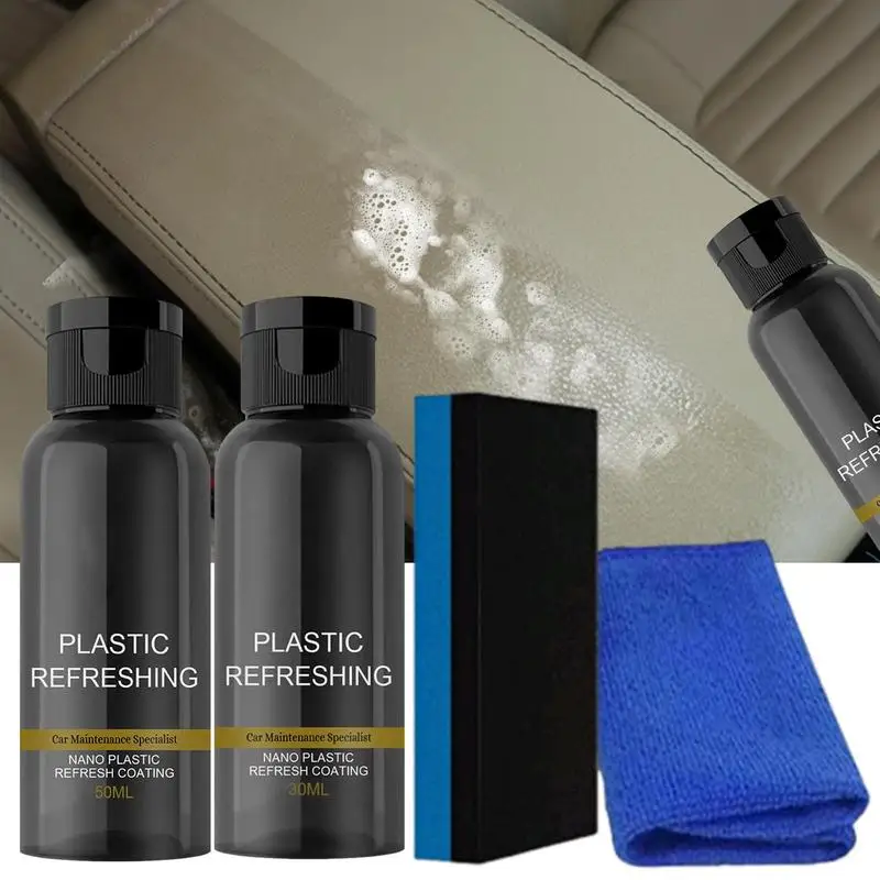 

Car Exterior Restorer Parts Refurbish Agent Car Refurbishment Cleaning Agent Exterior Restorer Leather Interior Car Cleaner