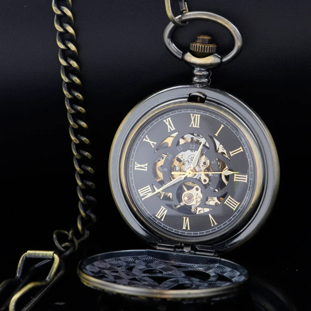 Механические карманные часы PJX1650 с дизайном осьминога