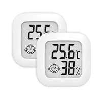 Компактный термометр-гигрометр на липучке. Питается от батарейки CR2032.#1