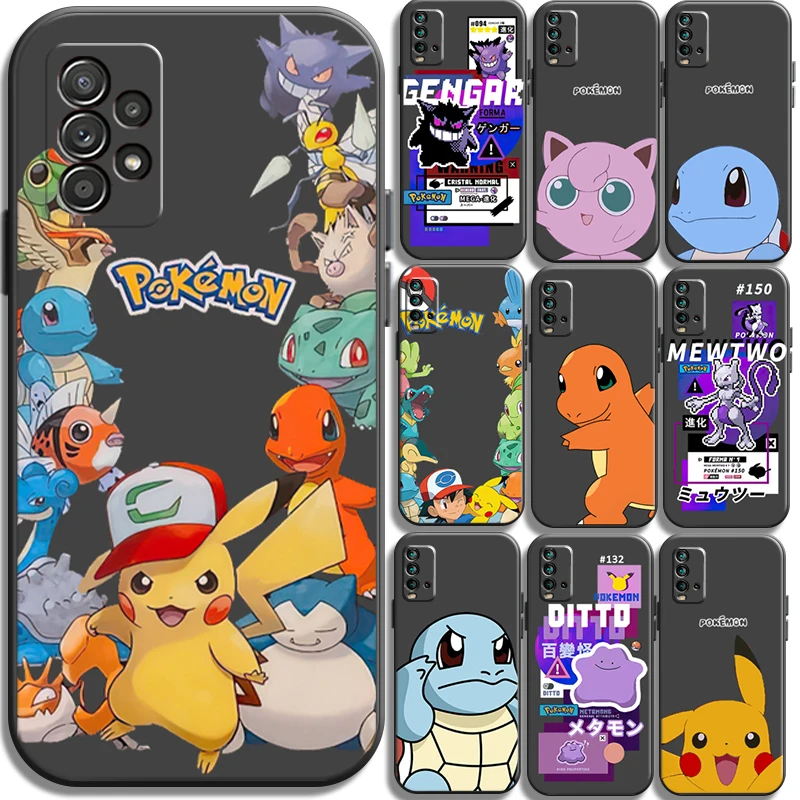 

Pikachu Pokemon Phone Cases For Xiaomi Redmi POCO X3 GT X3 Pro M3 POCO M3 Pro X3 NFC X3 Mi 11 Mi 11 Lite Soft TPU Carcasa Funda