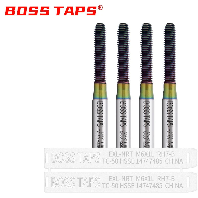 

BOSS TAPS HSSE-M42 Стандартный левый рулонный формовочный метчик JIS M2 M2.3 M2.5 M3 M3.5 M4 M5 M6 M8 M10 M12 Машинные резьбовые метчики