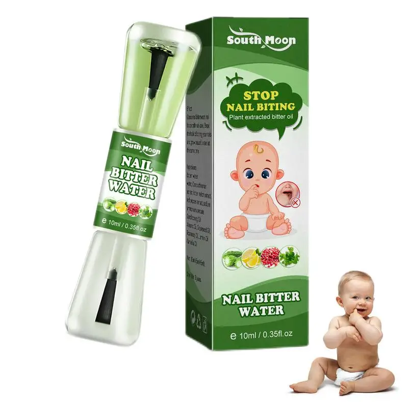 

Stop Nail Biting Bitter Nail Polish With Double Ends 10ml Bitter Nail Polish Odorless Stop Thumb Sucking Bitter Taste For Babies