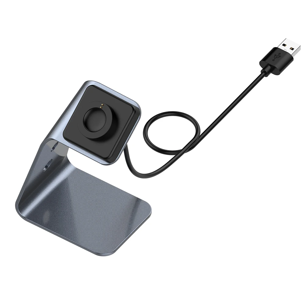 

Magnetic Stand Portable Aluminum Alloy Lightweight Dock Non Slip Home Office Wired USB Charging Station For Fossil Gen 4 5