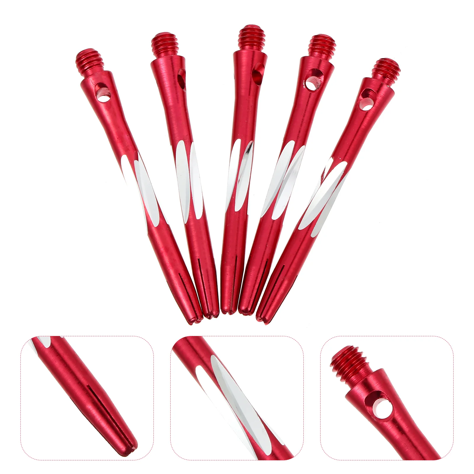 

5pcs Aluminium Alloy Dart Shafts Standard 2BA Thread Dart Stems Dart Accessories