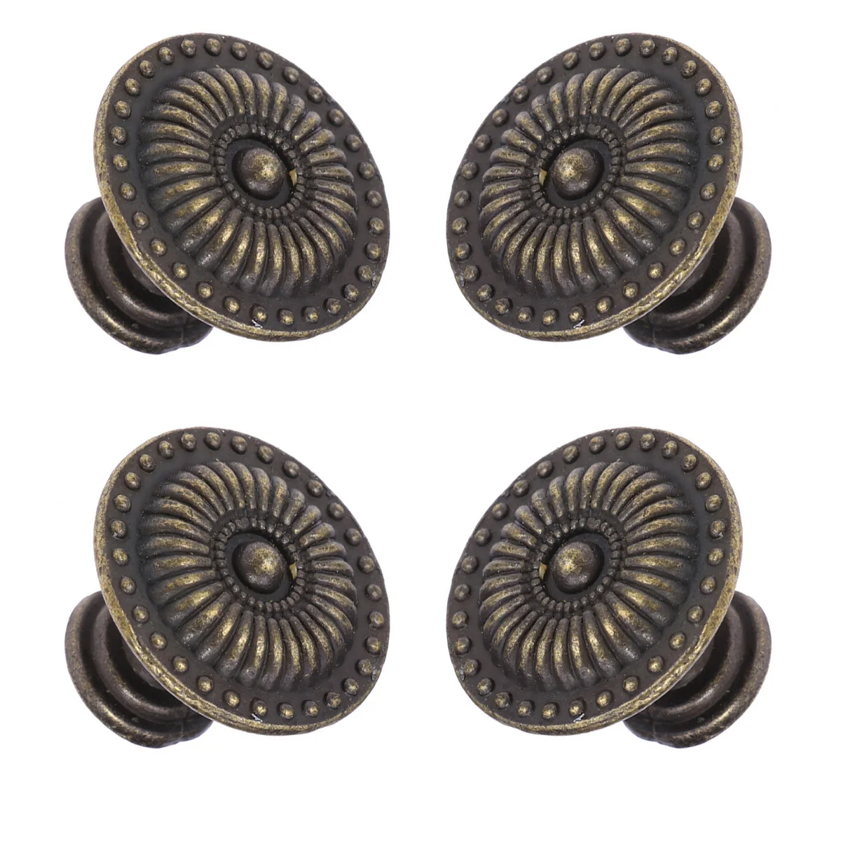 

Knobs Drawer Cabinet Vintage Handles Knob Door Kitchen Retro Handle Cupboard Dresser Cabinets Bronze Round Nightstand Metal