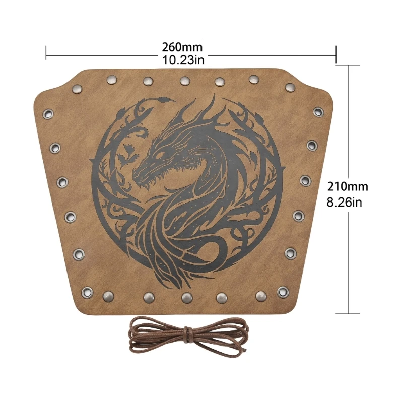 Рукавицы с тотемом дракона наручи для взрослых защита рук косплея сценический