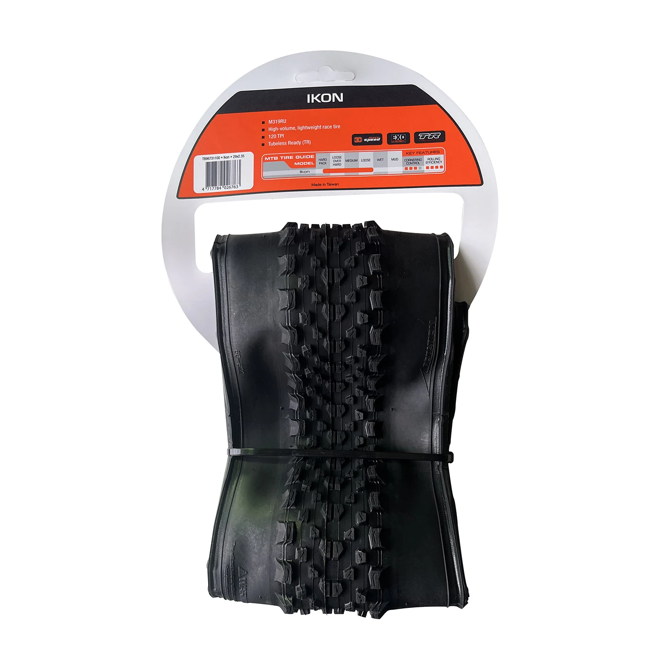 Maxxis Ikon 29x2 2 дюймов бескамерный (M319RU) складной 3C MaxxSpeed EXO TR Skinwall черный коричневый