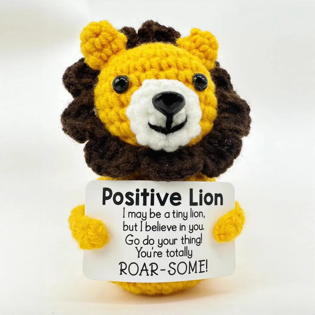 

Вязаная кукла-лев