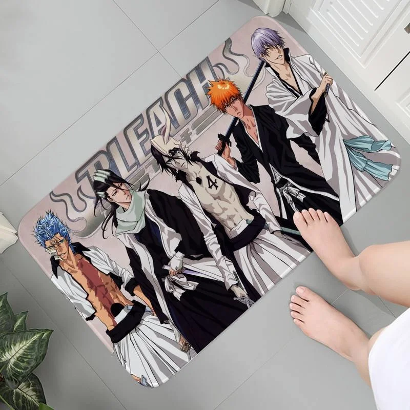 

Rug Carpet Flannel Washable Entrance Doormat Hallway Mats Kitchen Coffee table Bleach Anime Mat bedside Bath Mats Prayer Rug