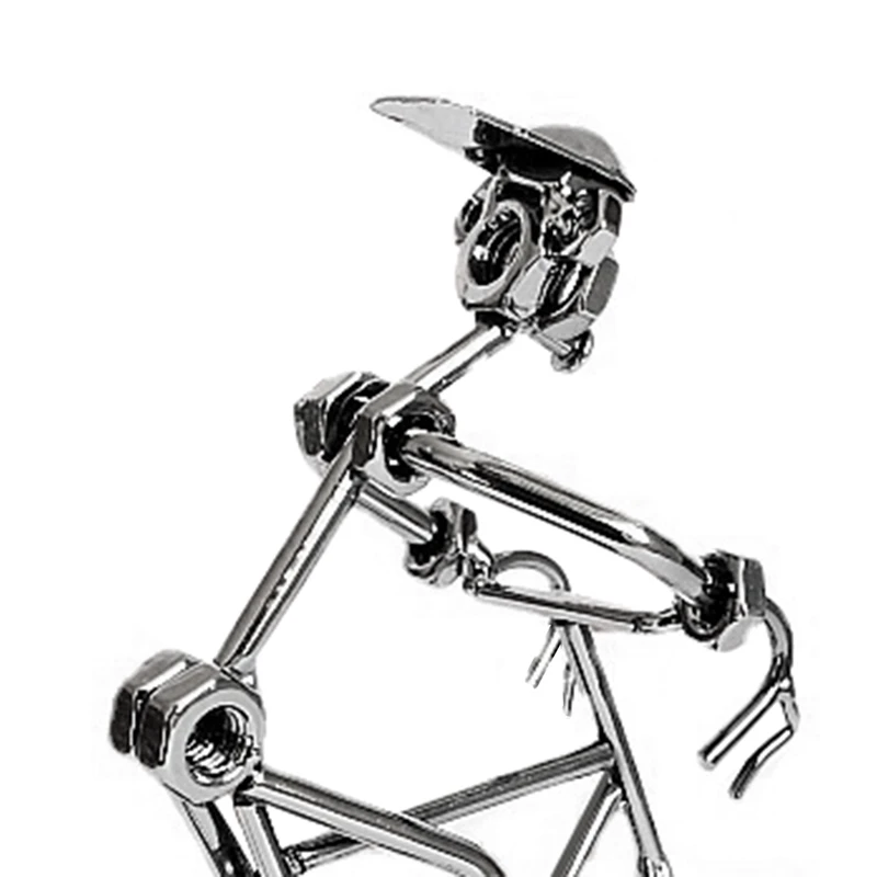 1 шт. модель ретро-велосипедистов железное искусство металлическое украшение для