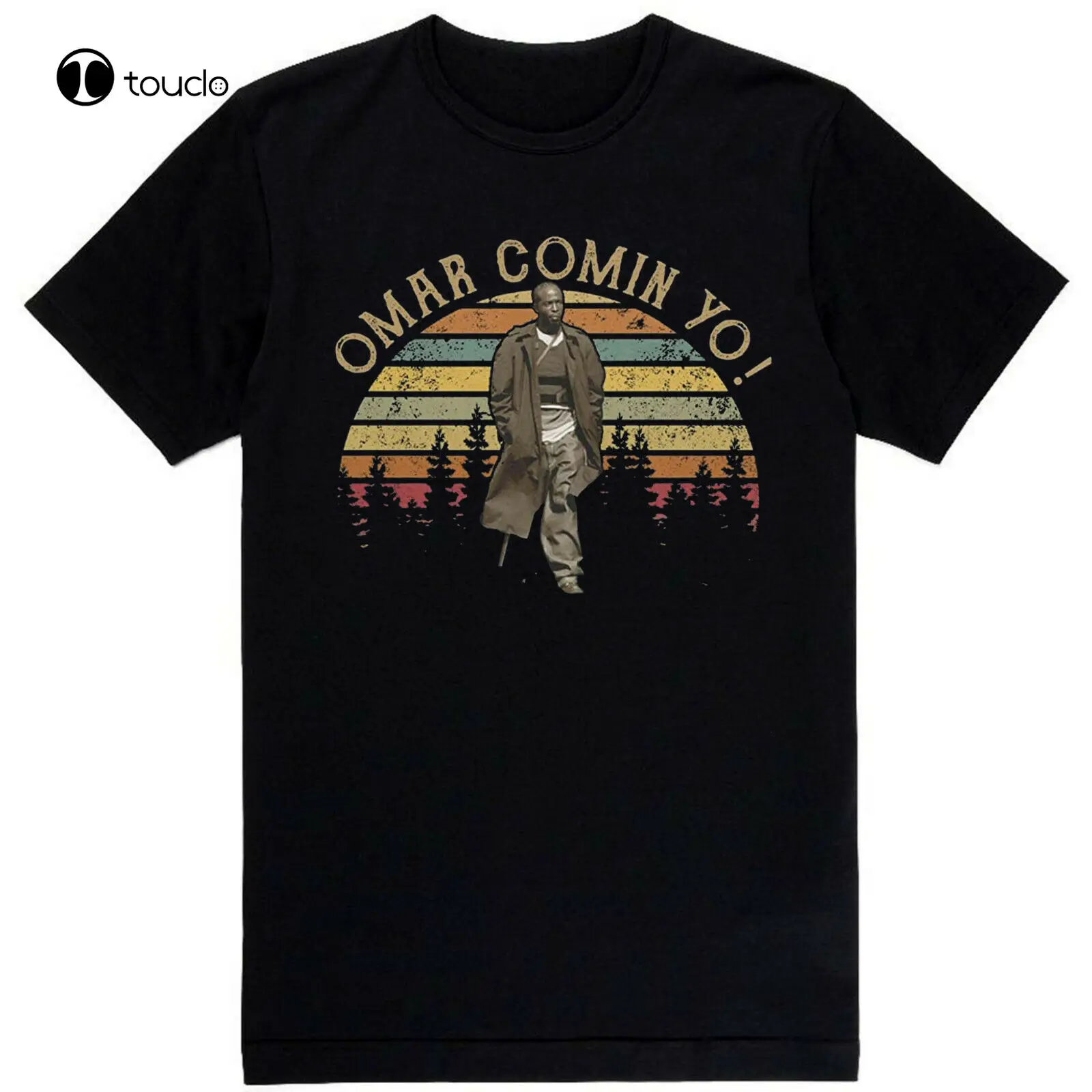 

The Wire Movie Omar Little Crime Drama Tragedy Black T-Shirt Tee Shirt Custom Aldult Teen Unisex Digital Printing Tee Shirt