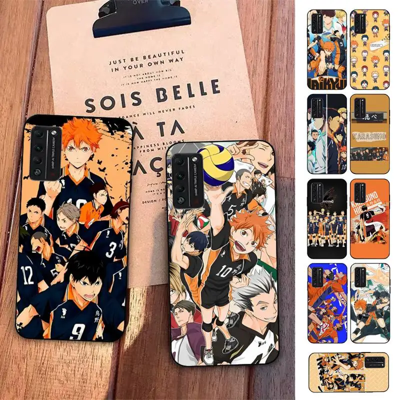 

Anime Haikyuu High School Volleyball Phone Case For Huawei Honor 10 lite 9 20 7A pro 9X pro 30 pro 50 pro 60 pro 70 pro plus