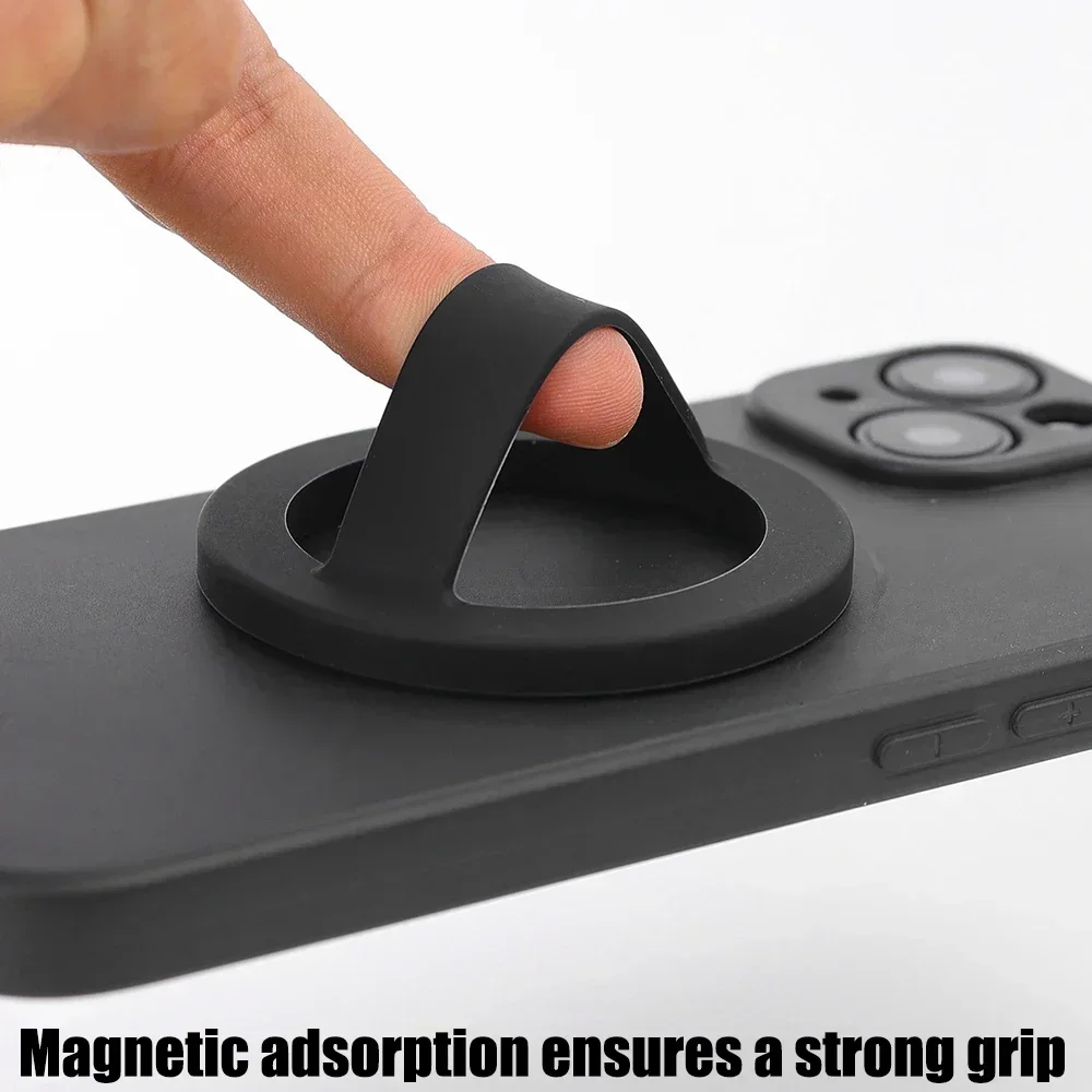 Новинка Сильный магнитный держатель-кольцо на палец Мягкие силиконовые