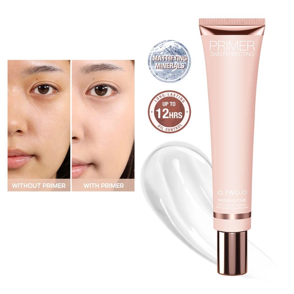 

25ml Face Makeup Base Poreless Primer Gel Lightweight Matte Finish Oil-Control No Creases Foundation Primer Cosmetics
