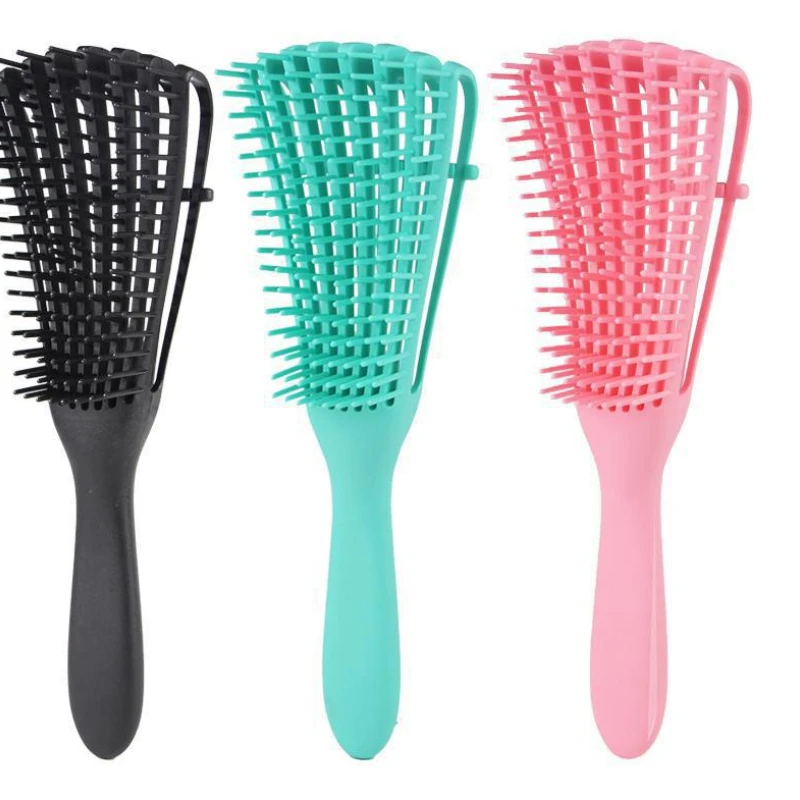 

Hair comb, smooth hair comb, 6 colors, spot second hair, octopus massage comb