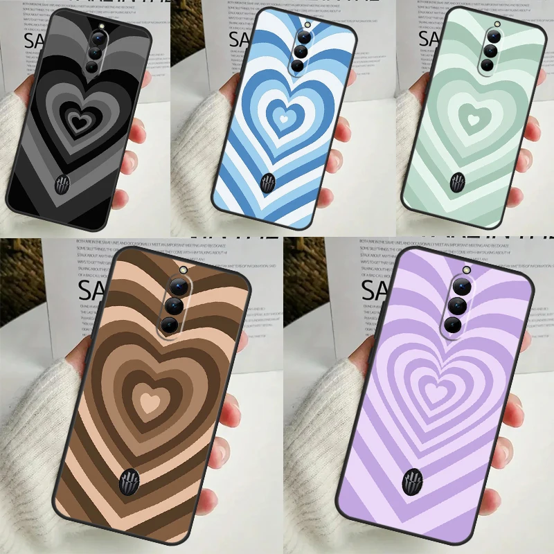 Яркий чехол с рисунком сердца круга любви для ZTE Nubia Red Magic 9 Pro Plus 6 7 8 6S 7S 8S 6R