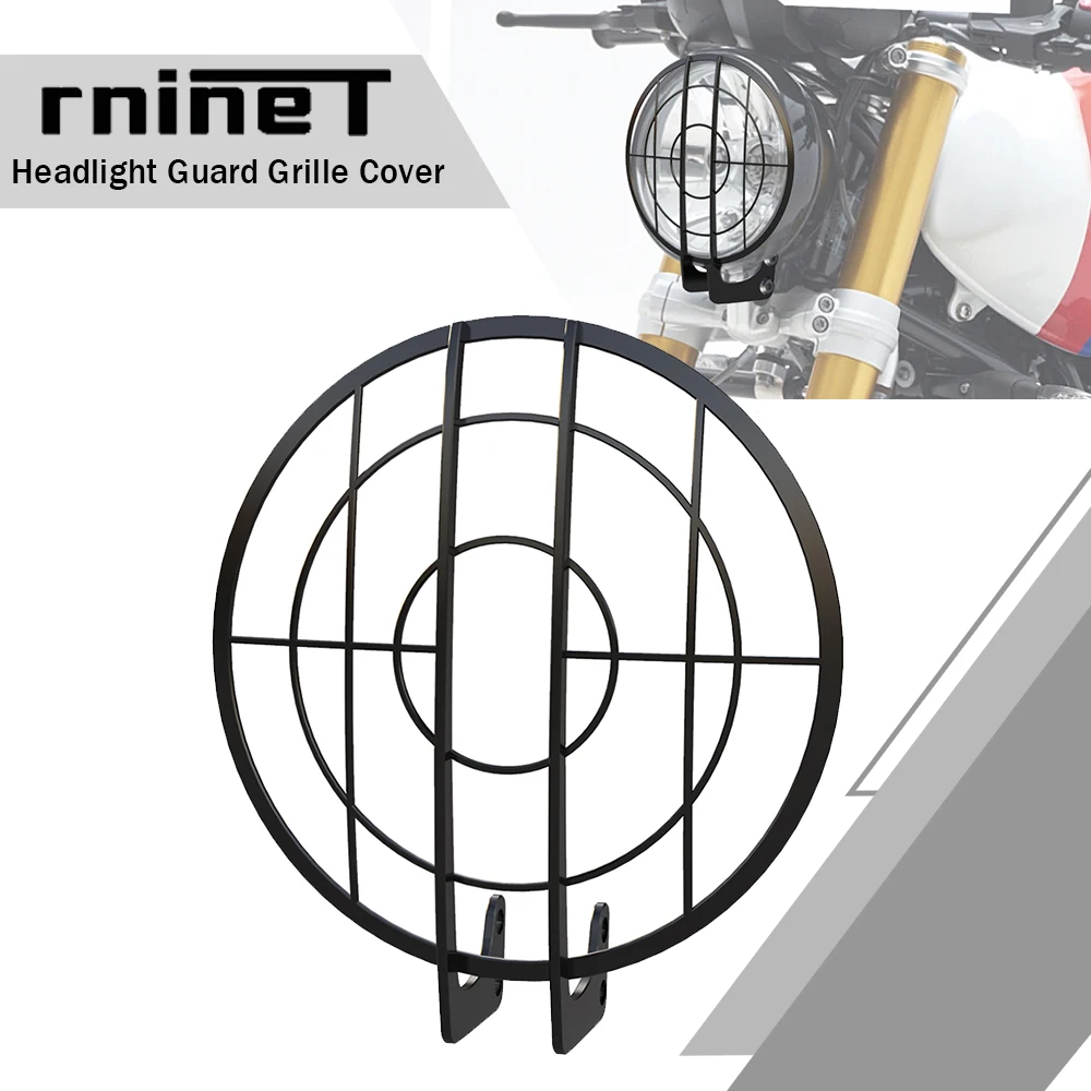 

Motorcycle Headlight Head Light Guard Protector Cover Protection Grill For BMW RNINET Racer R NineT Scrambler Rninet Pure R9T