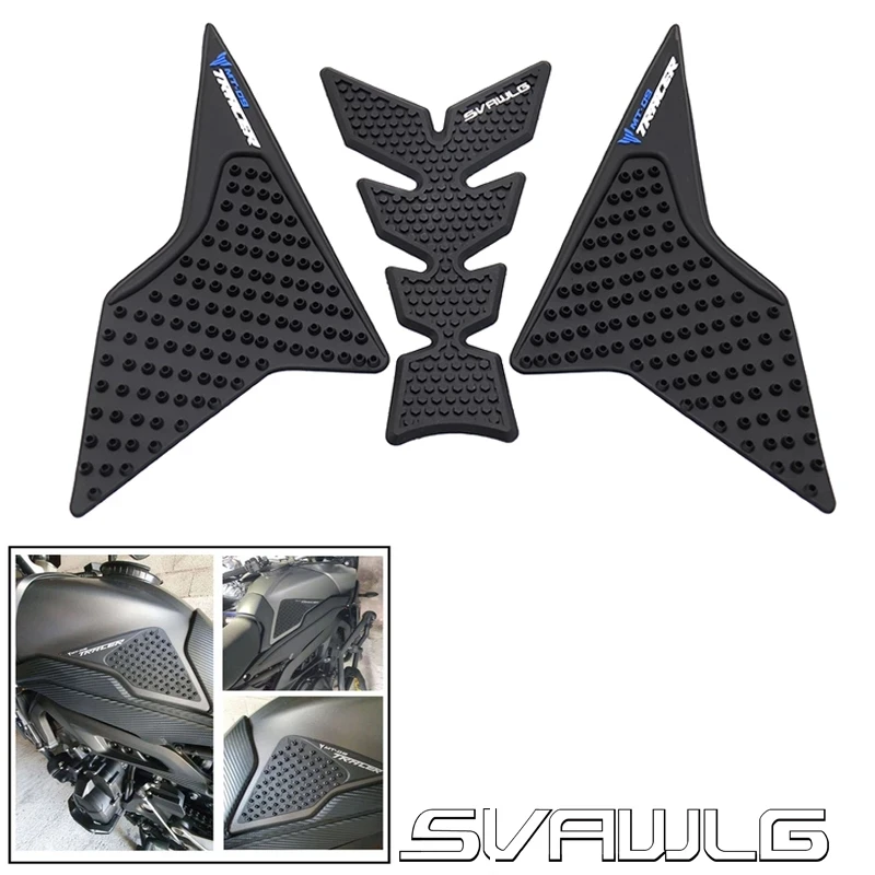 Наклейки для Yamaha Tracer 900 GT 2015 16 2017 2018 2019 900 трассировщик MT09 MT 09 наклейки на бак мотоцикла противоскользящие ручки наклейки