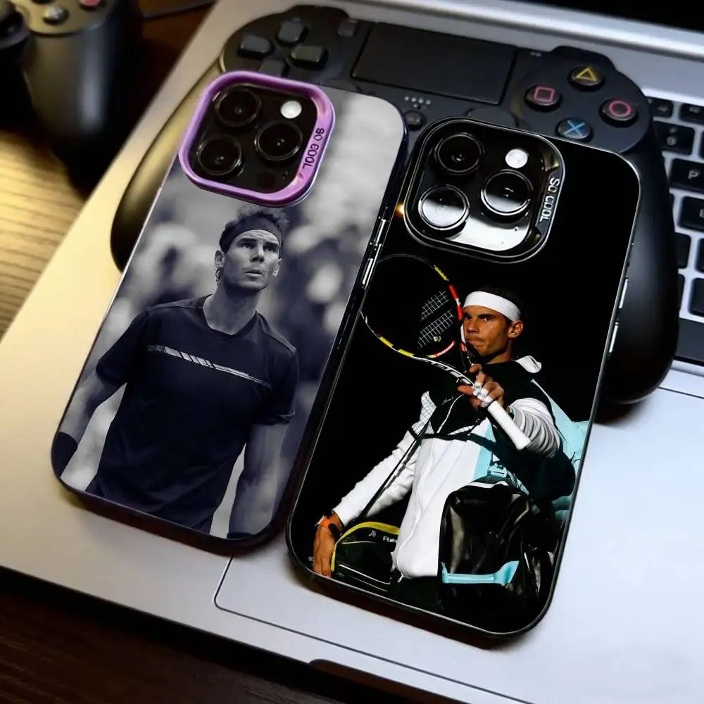 Фото Чехол для телефона Rafael Nadal для iPhone 17, 16, 15, 14, 13, 12, 11 Plus, Pro Max, XS, цветной серебристый чехол-накладка №1