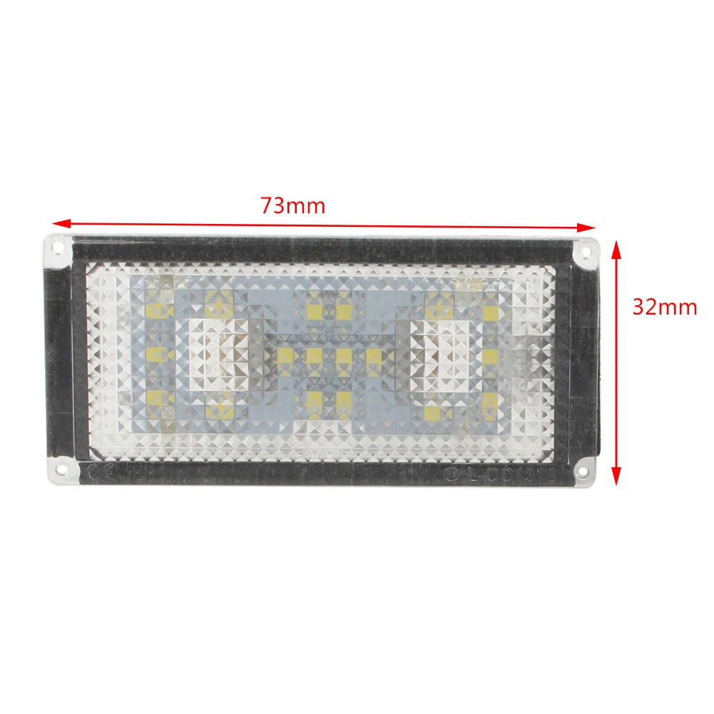 Для BMW E66 E65 7 Series 4D Автомобильный задний номерной знак светильник 12V 18SMD лампочка