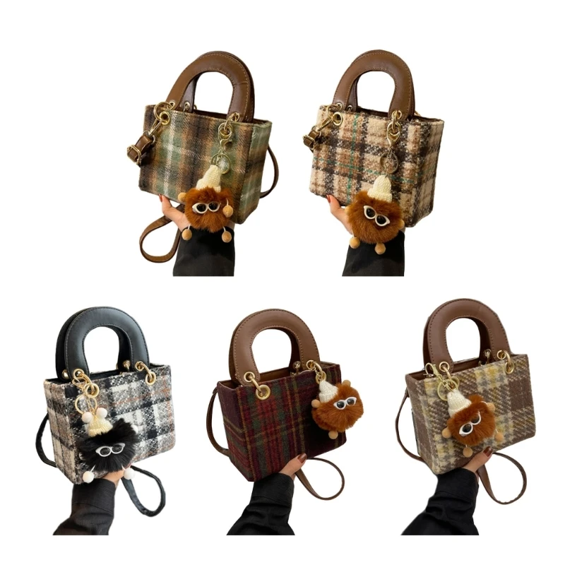 

New Portable Small Square Bag Fashionable & Functional Shoulder Bag for Women Girls