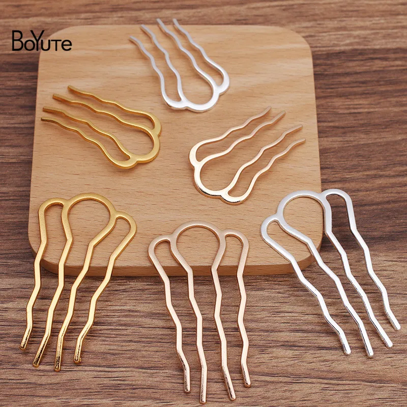 

Гребень для волос BoYuTe (50 шт./лот) 46*26 мм 65*35 мм, сплав, материалы для волос «сделай сам», ручная работа, аксессуары для волос