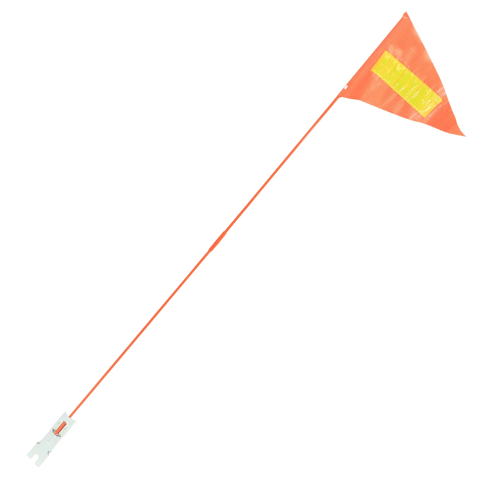 

Reflective Strip Wear-Resistant Cycling Flag Professional Safety With Mounting Pole Advertising Bicycles