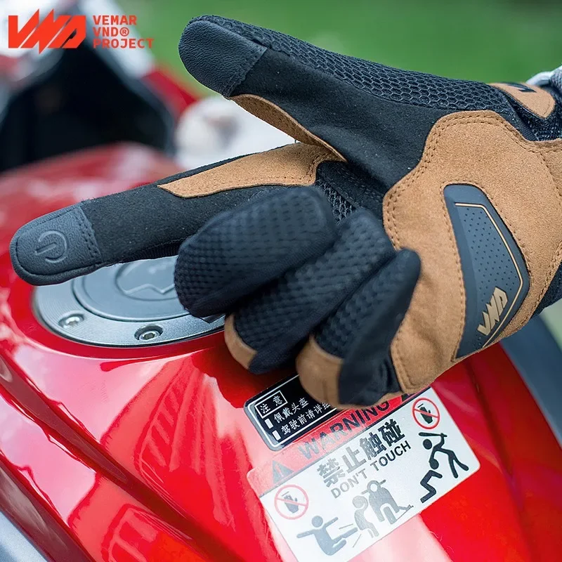 Перчатки VND в стиле ретро сетчатые дышащие защитные перчатки с твердым корпусом