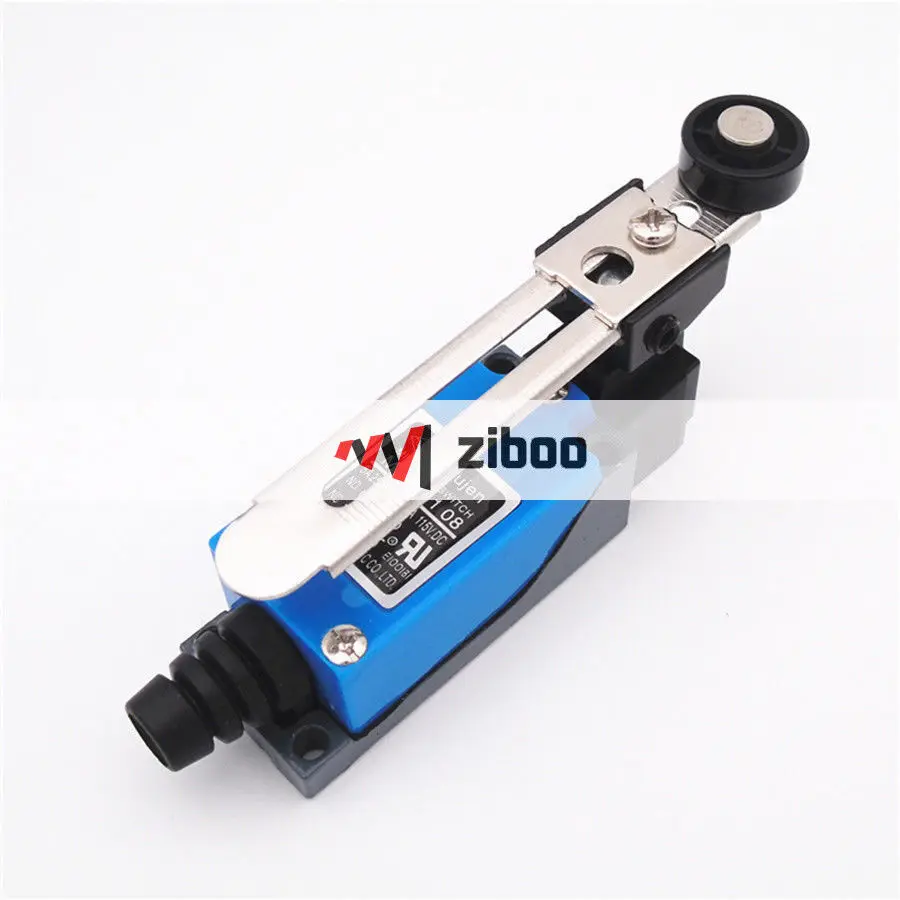 

4Pcs ME-8108 Momentary Rotary Adjustable Roller Lever Limit Switch 5A IP66✦Kd
