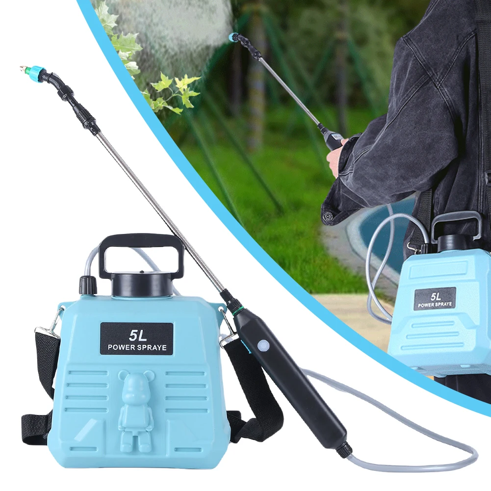 Электрический распылитель сорняков 5л с телескопическим стержнем ручной