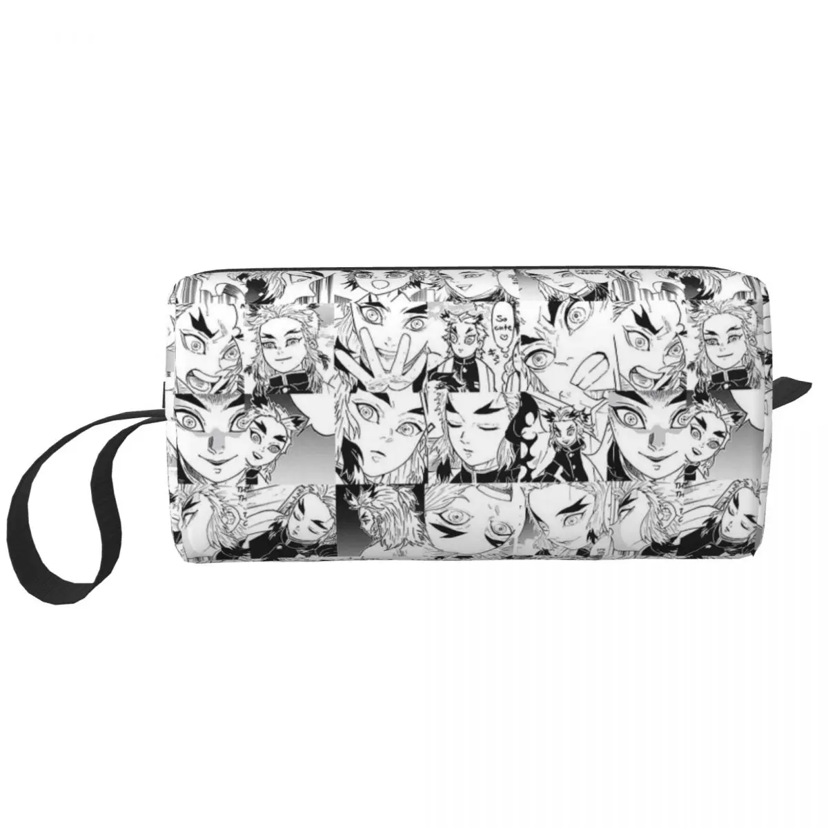 

Demon Slayer Makeup Bag Pouch Cosmetic Bag Men Women Rengoku Aniki Collage Toiletry Bag Storage Pouch Bag