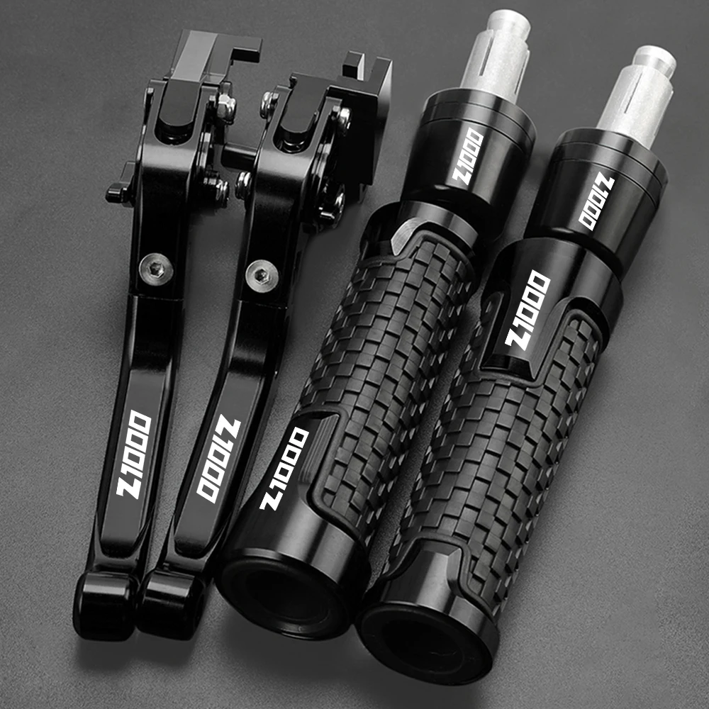 

Motorcycle Accessories Adjustable Brake Clutch Levers Handlebar Handle Grip Ends For KAWASAKI Z1000 Z 1000 2003-2006 2004 2005