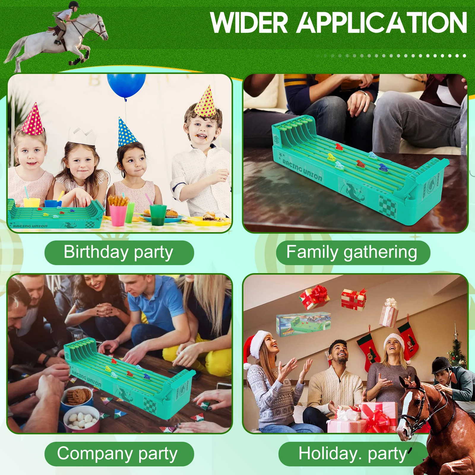 Веселая Настольная Игра С Изображением Лошади Для Релаксации И Гонок. Безопасная