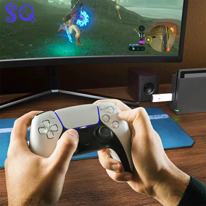 Фото Беспроводной USB-адаптер Mayflash MAGIC-X для PS5 DualSense для PS4, геймпада для Xbox Series X | S/Консоль №5