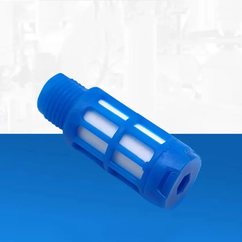 

10pcs New Plastic Pneumatic Noise Reducing Silencer Muffler PSL-01/02/03/04/06 Blue