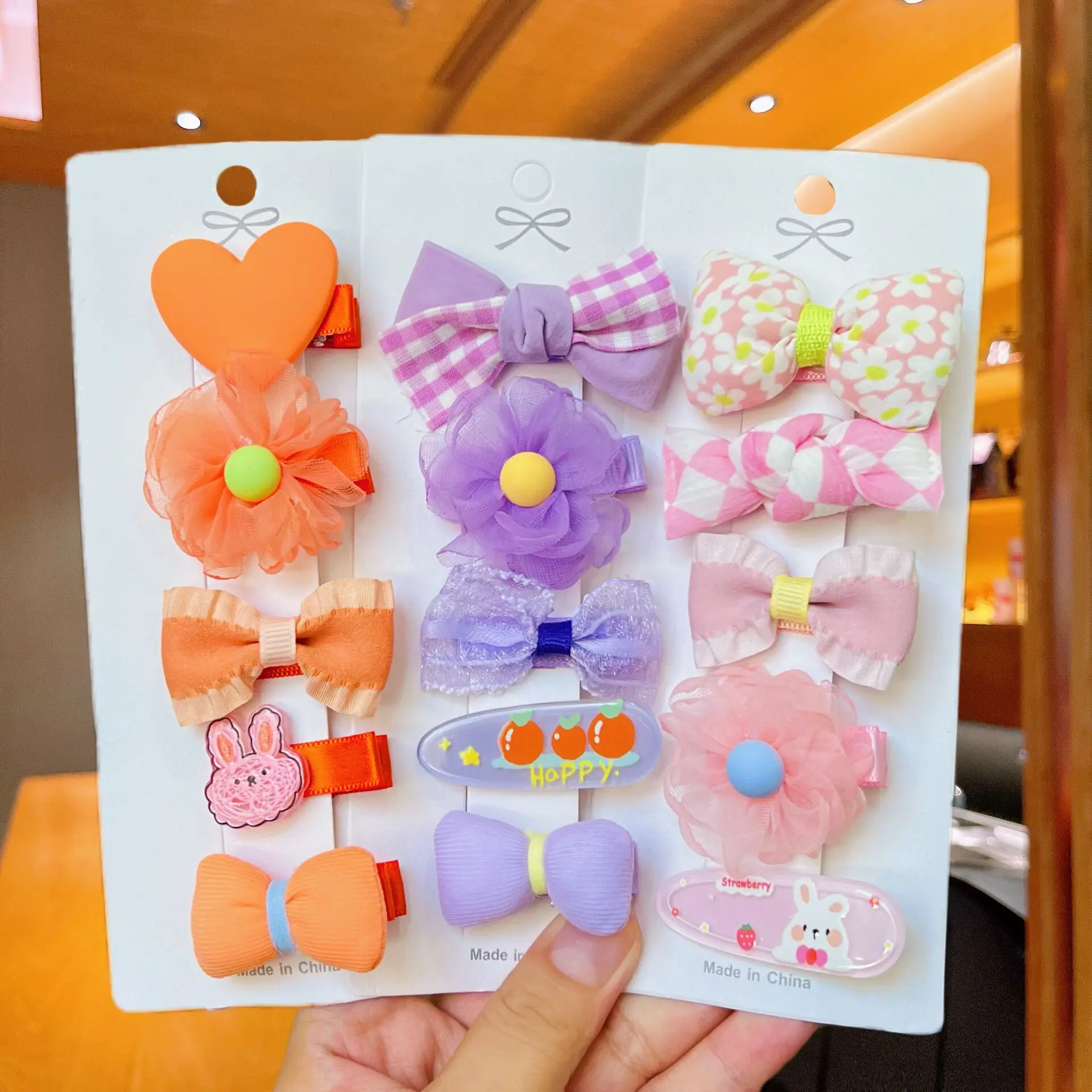 

10pcs/Set New Cartoon Flower Princess Hairpins Women Girls Hair Clips Pin Barrettes Accessories Children Kids Hairclip Headwear