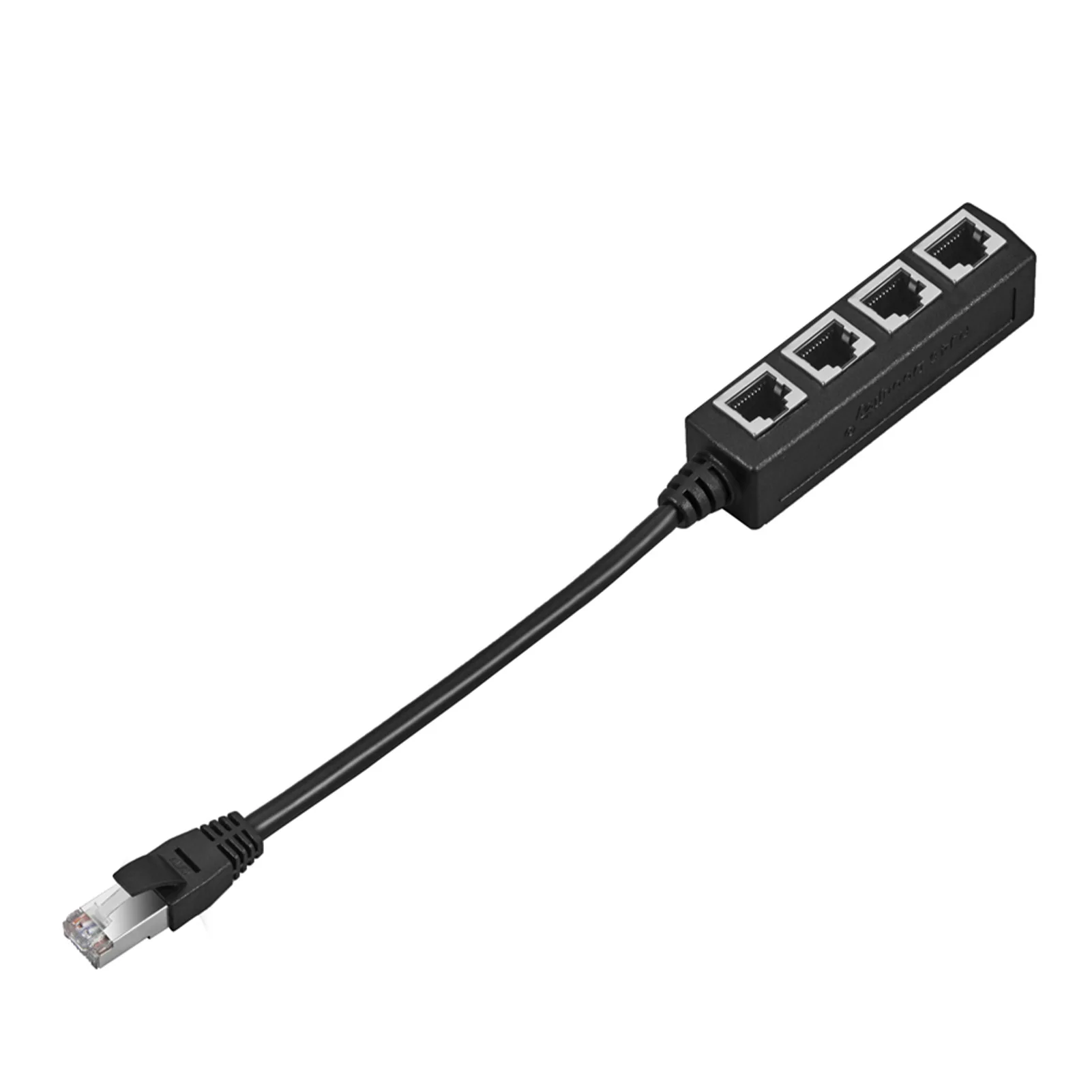 

Easy Use Extension Cable Adapter Accessories Laptop Fast Network Splitter LAN Ethernet 1 Male To 4 Female Portable Plug