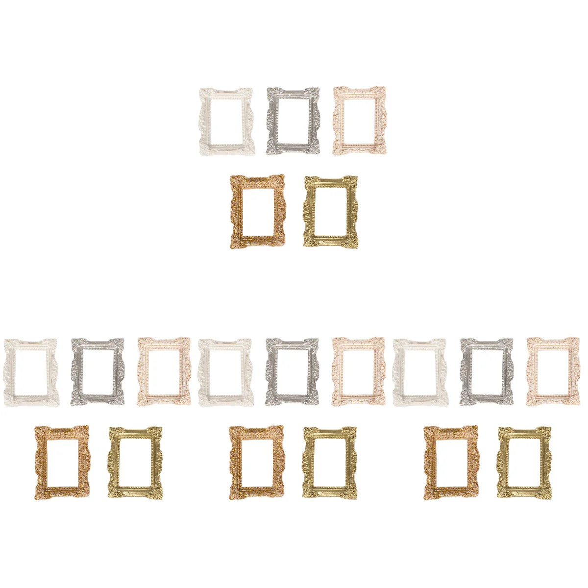 

Frame Picture Frames Mini Photo Decors Woodcrafts House Diy Flatback Micro Embellishments Decoration Small Landscape Unfinished
