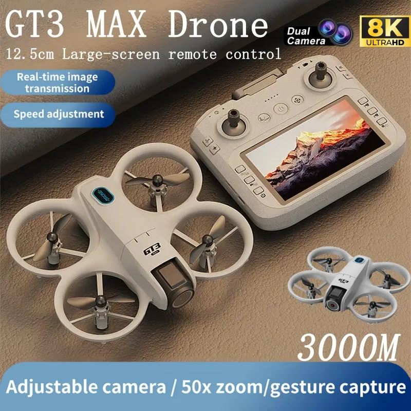 Фото Xiaomi GT3 MAX GPS Drone 8K Aerial HD Photography Optical Flow Positioning Obstacle Avoidance Brushless Power 5G WIFI Drone №2