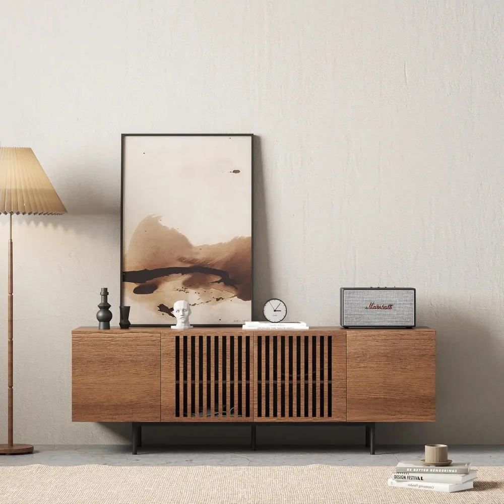 Подставка под телевизор — развлекательный центр середины века с местом для