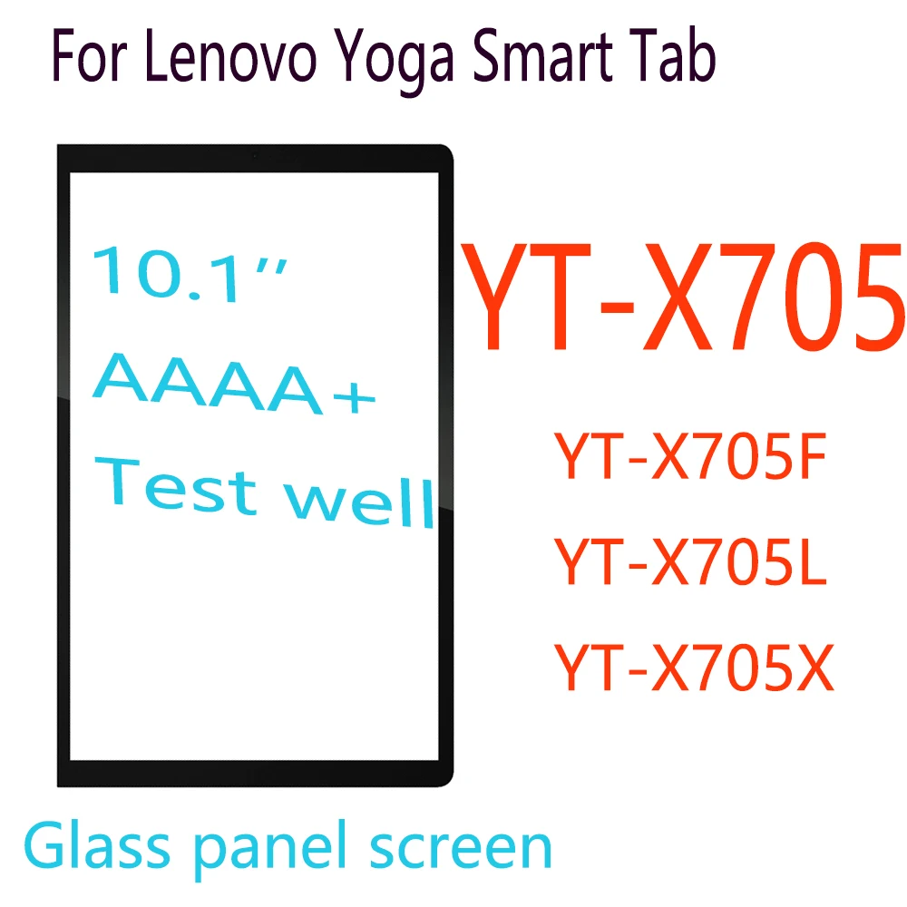 

New Outer Touch Glass Screen For Lenovo Yoga Smart Tab YT-X705F YT-X705L YT-X705X X705 YT-X705 Front Glass Panel Screen Replace