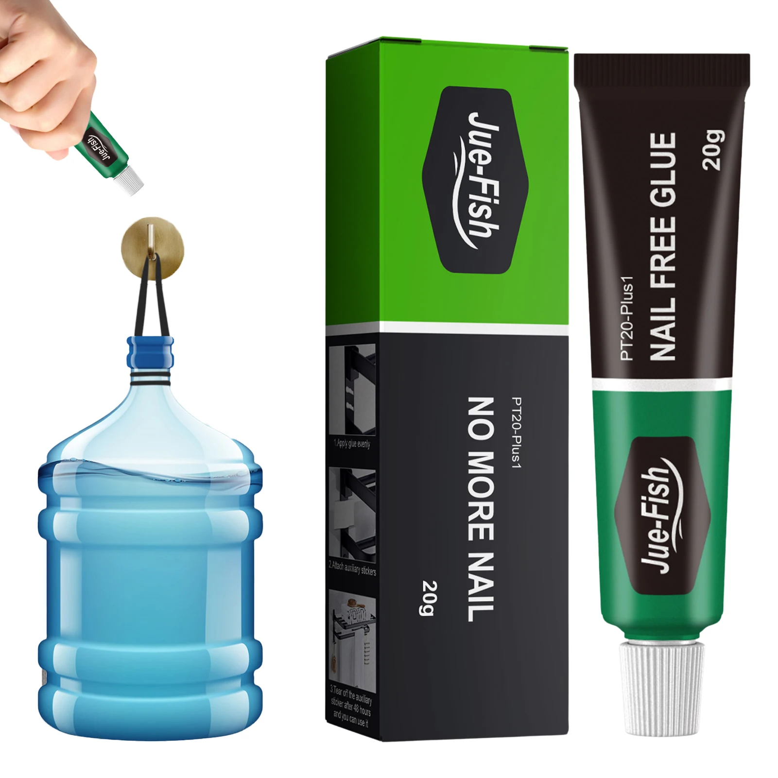 Nail Free Glue Waterproof Super Glue Heavy-Duty Clear Glue No More Nails Invisible Universal Strong Glue For Wood Ceramic Metal