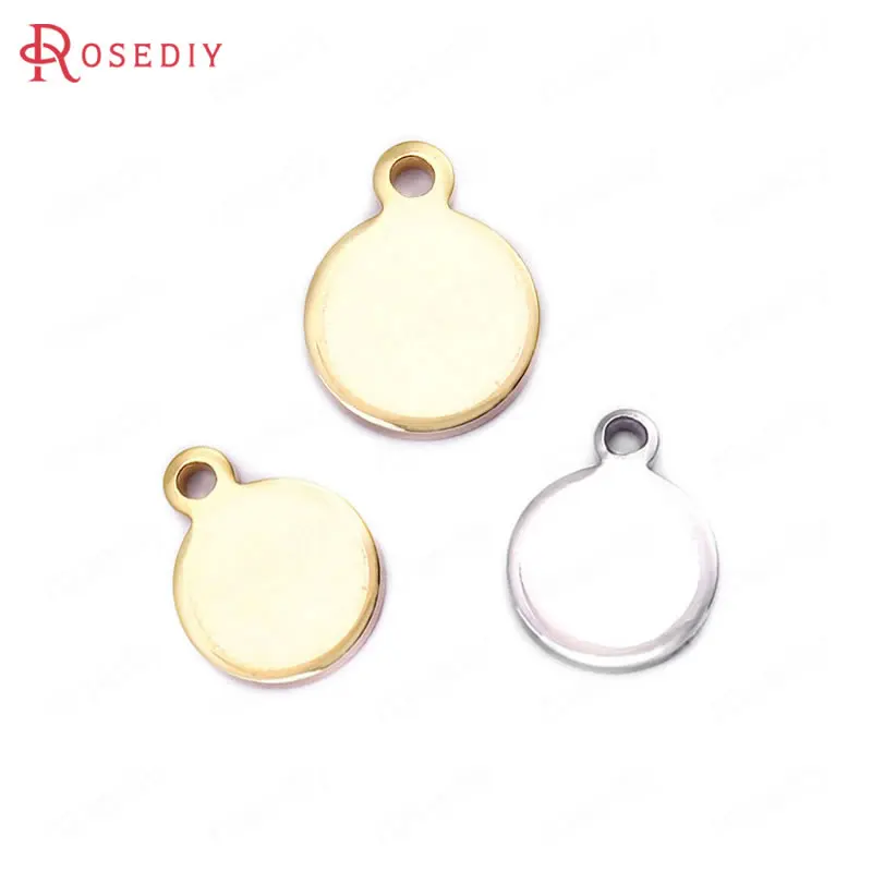 

Латунные Круглые Подвески с диском золотого цвета, 8*34452 мм, 7*9 мм, 20 шт., Ювелирная фурнитура высокого качества «сделай сам», (10,5)