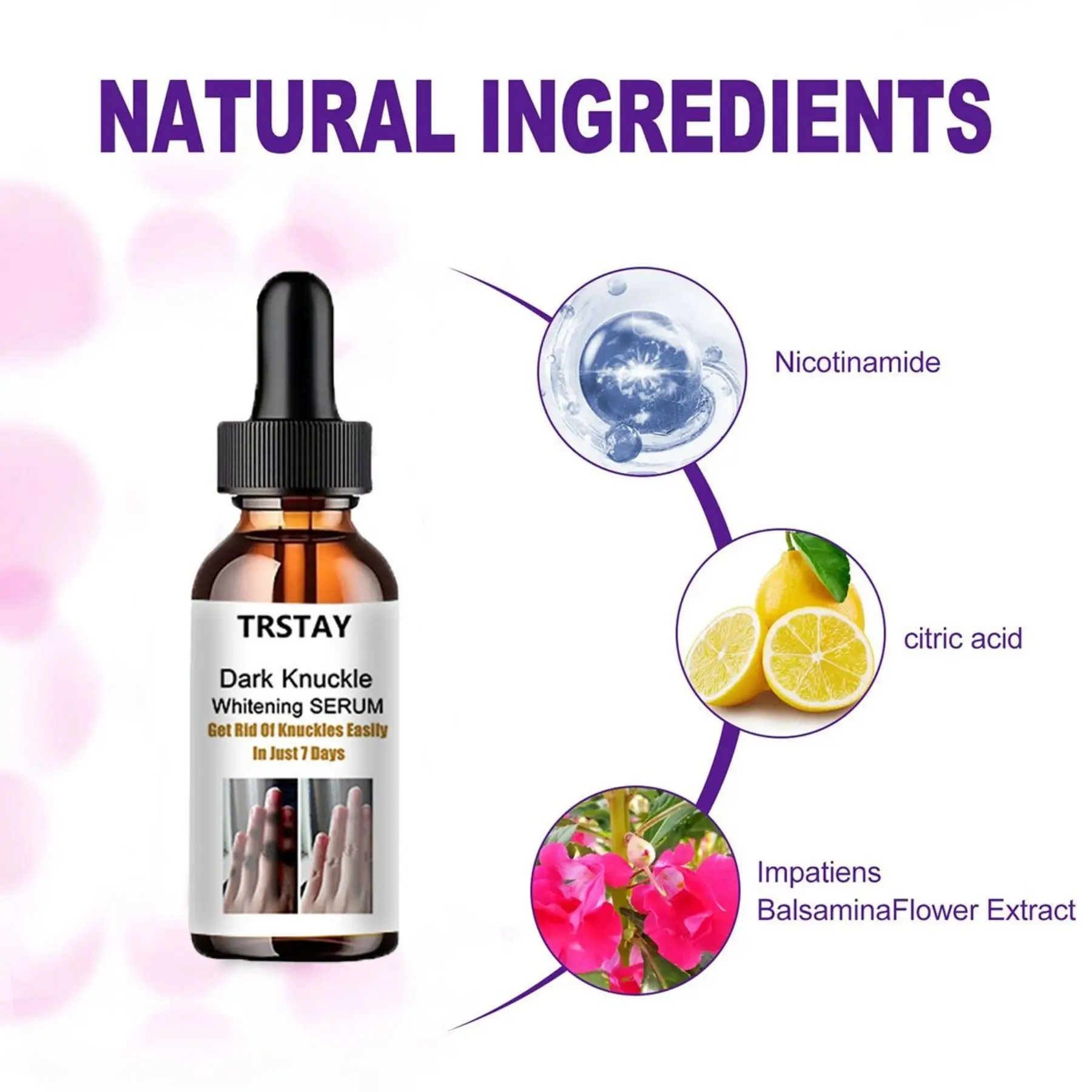 Эссенция для осветления и отбеливания суставов черного пальца TRSTAY легкое