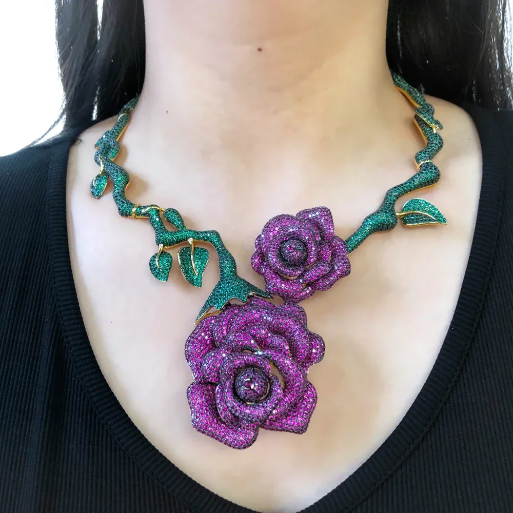 Комплект из колье серёг и кольца 4 шт.