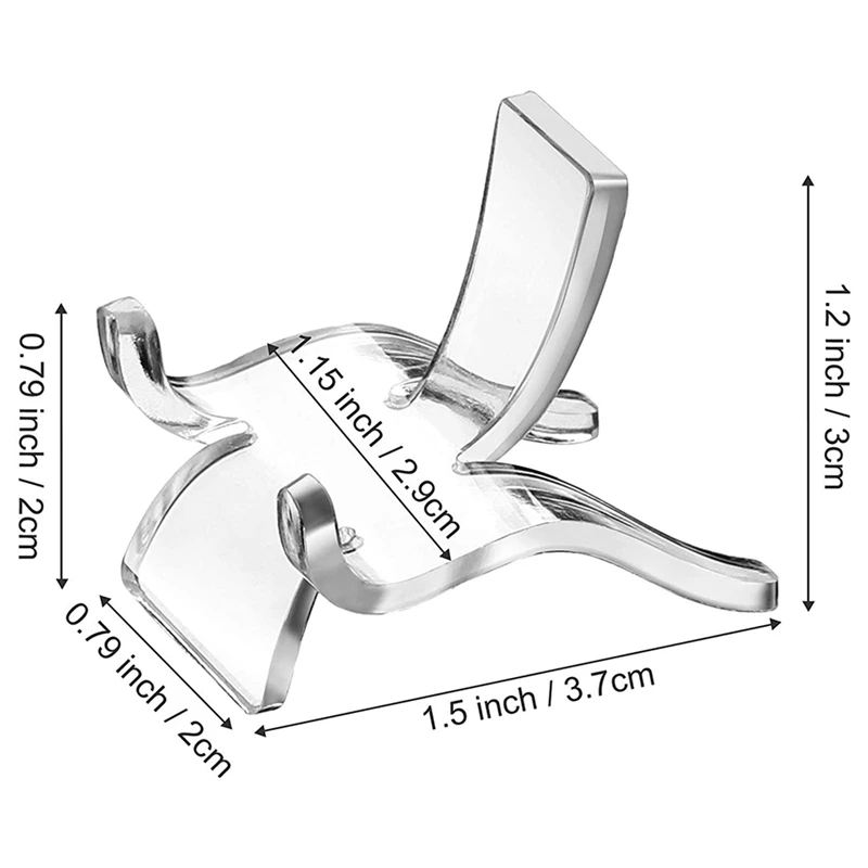 100 шт. акриловые витрины для мелких предметов