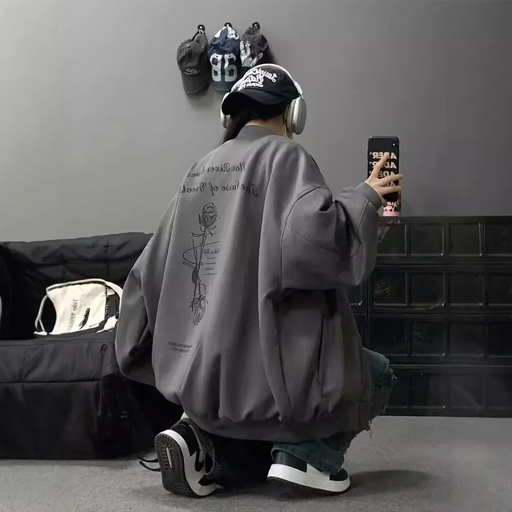 Винтажная бейсбольная куртка в американском стиле для мужчин весна-осень 2024